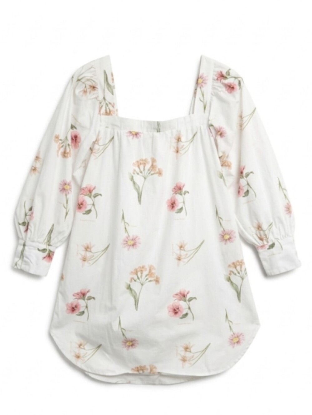 Arkitect Fashion Lessons 100% cotton floral print mini midi dress size M